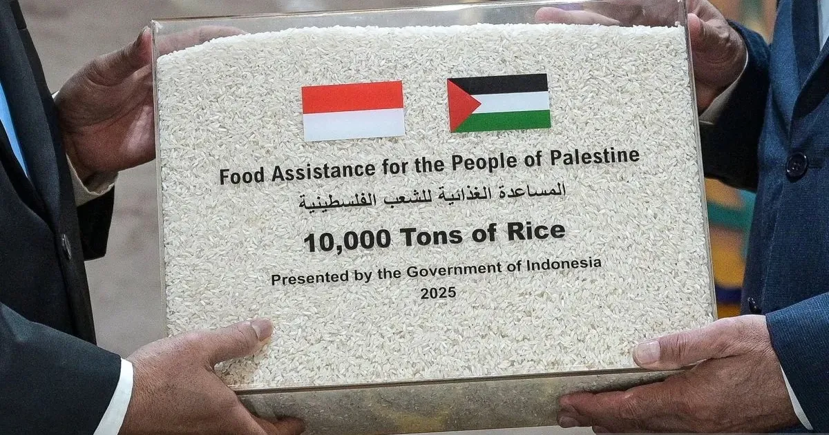 RI Hibahkan 10 Ribu Ton Beras Ke Palestina